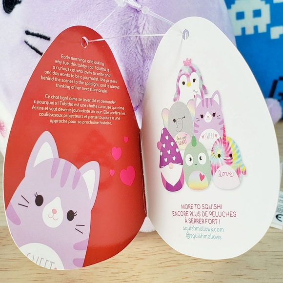 Squishmallow Tabitha the Valentine's Day Cat 5" 2022 UltraSoft Stuffed Plush - Picture 10 of 11